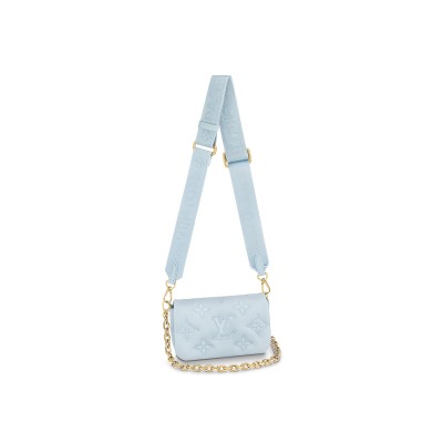 LOUIS VUITTON WALLET ON STRAP BUBBLEGRAM M81399 (20*12*6cm)